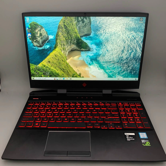 95%New 15.6 Inch Gaming Laptop for HP OMEN 4 I5-8th Gaming Laptop RTX1050 Ti (4G) 8GB Ram 256GB SSD+500 Laptop Gamers