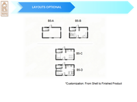 Cabañas Modulares Prefabricadas de Acero, Portátiles y Desmontables, Tipo Cápsula Inteligente, de 20 pies/40 pies, Modelo B5, para Uso en Hogar, Oficina y Hotel