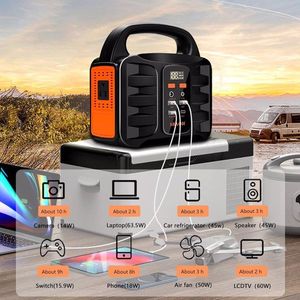 Portable Power Station 150W 155Wh 42000mAh 110V AC DC Lithium <b>Battery</b> Outdoor Camping Emergency <b>Backup</b> - Product Image 3