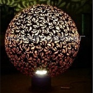 Aluminum Alloy Hollow Sphere <b>Landscape</b> <b>Light</b> Ip65 Multi Color Motif <b>Lights</b> - Product Image 2