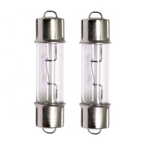 <span class=keywords><strong>T3</strong></span> C-8 12.8V 12W Đôi End Cap <span class=keywords><strong>Halogen</strong></span> Bóng Đèn 211-2 212-2 Festoon Dome Bản Đồ Nội Thất Ánh Sáng Bóng Đèn - Product Image 1