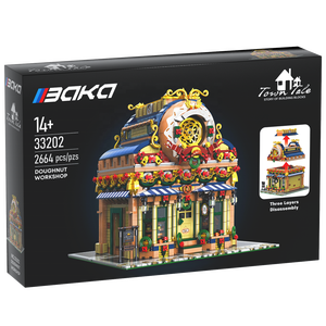 Baka 33202 Streetview Doughnut Hội Thảo Gạch Kiến Trúc Mô Hình Giáo Dục Đồ Chơi Quà Tặng Xây Dựng Khối Bộ Cho Trẻ Em Trẻ Em - Product Image 4
