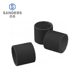 Di alta qualità 25.4x25.4mm carburo di silicio abrasivo a spirale nastro 120 # carta vetrata manicotto per lucidatura ruggine medio quadrato macinazione - Product Image 3
