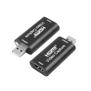 Kartu Pengambilan Video Audio Rekaman HDMI Ke USB 1080P USB2.0 Melalui Kamera Aksi Camcorder DSLR untuk Akuisisi Definisi Tinggi