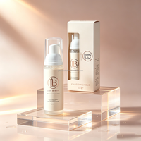 Kit de shampoing pour cils personnalisé 60 ml sans huile avec étiquette privée, nettoyant moussant pour cils, kit de shampoing pour extensions de cils
