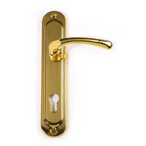 Hot sale brand new door handle set lock aluminum handle iron panel lock panel