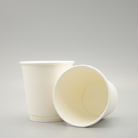 Vente en gros de gobelets en papier écologique à double paroi avec revêtement à base d'eau et conception à forte isolation thermique