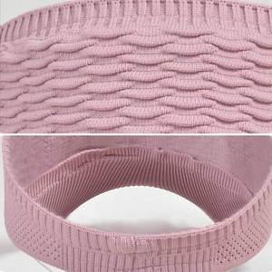 Gorro de Sol de ala grande de Color sólido para mujer, gorra plegable con protección UV, tela elástica, gorra deportiva de verano para exteriores - Product Image 2