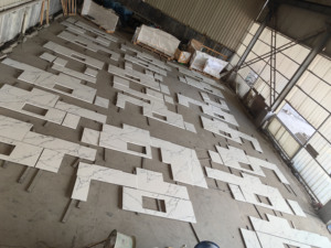 Goldtop Designs Ensemble d'accessoires d'armoires de rangement de cuisine modernes de luxe Meubles en bois intelligents Charnière en MDF de conception modulaire blanche - Product Image 4