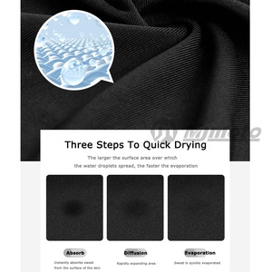 Sweat-shirt noir pour <span class=keywords><strong>moto</strong></span>, séchage rapide, léger et doux; chemises confortables pour le voyage ou les loisirs; hauts pour motards; ensembles de <span class=keywords><strong>sous</strong></span>-vêtements - Product Image 3