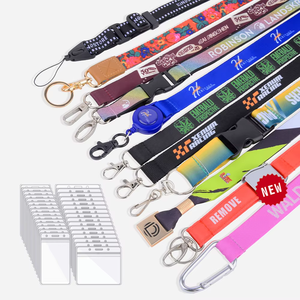 Print <b>Keychain</b> Neck Personalized Lanyards <b>Custom</b> Breakaway Sublimation Nylon Polyester Lanyards with Logo <b>Custom</b> Gift Lanyard - Product Image 1