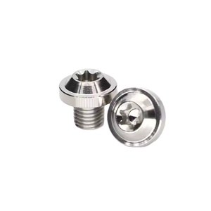Vis de moto en titane Gr5 à tête hexagonale avec écrous, filetage UNC M4-M10 pour réparation de vélos - Product Image 1