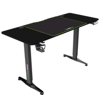 GAMEMAX-MESA DE JUEGOS grande para ordenador, escritorio de Pc con luz Led Rgb para deportes electrónicos, venta al por mayor