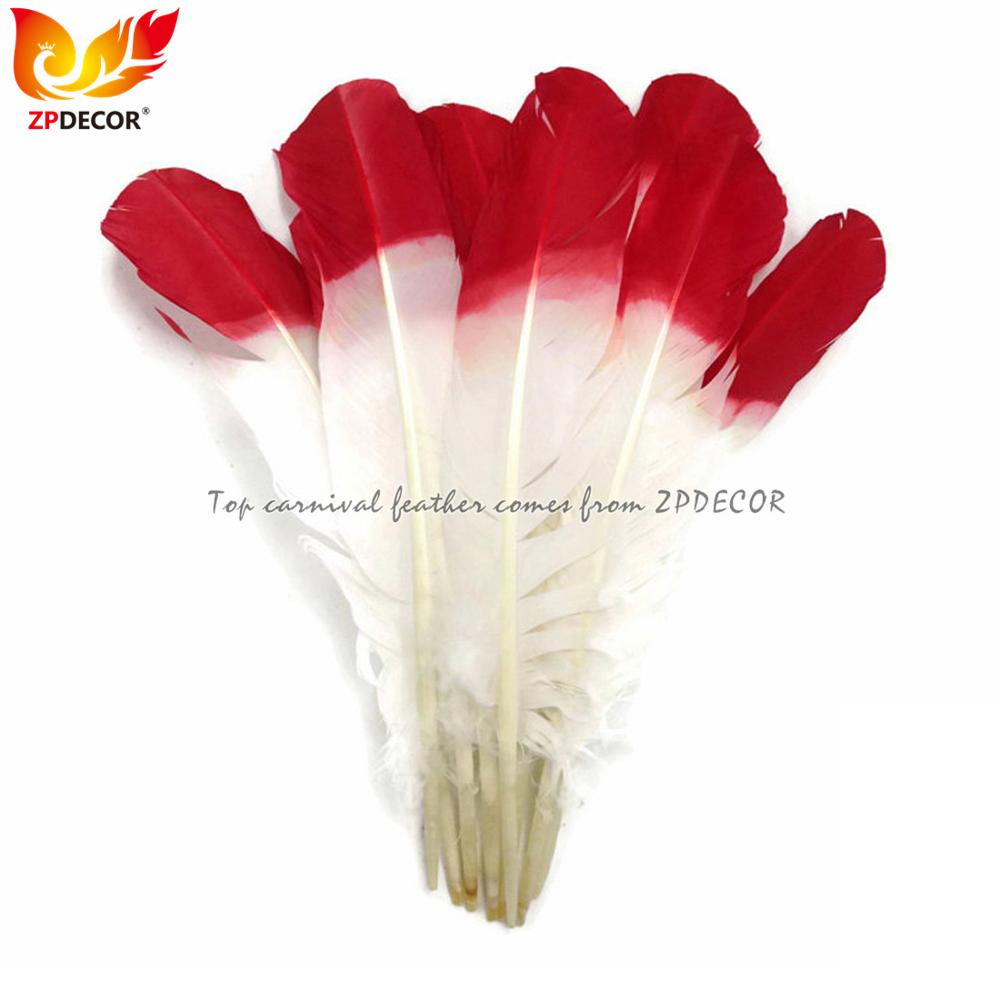 White with Red tip