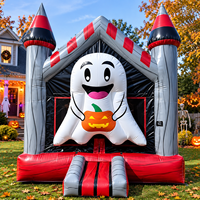 Château gonflable commercial Ceyu Halloween avec design citrouille pour fêtes d'enfants, événements de carnaval, location pour fournisseurs