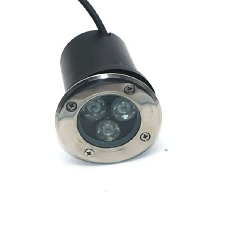 3W חיצוני DMX RGB מרובה צבע אלחוטי שלט רחוק מחתרת תאורת Led Inground אור רצפה שקוע אורות