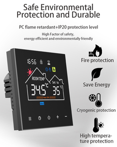 Comfurter chauffe-eau télécommande Wifi Rf chauffage de l'eau Homekit <span class=keywords><strong>électrique</strong></span> Termostato Thermostat de chauffage au sol <span class=keywords><strong>pour</strong></span> <span class=keywords><strong>radiateur</strong></span> - Product Image 5