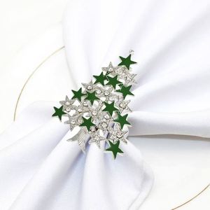 Anneaux de serviette de Noël tendance pour la table de Noël - Porte-anneaux de serviette pour la décoration de table de Noël, Thanksgiving et des fêtes - Product Image 5