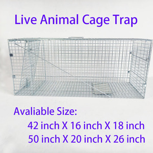 Cage piège à animaux vivants Liebang pour rats, lapins, chats, chiens, écureuils, visons, rats-castors, ratons laveurs, renards, sangliers, piège à cage, Chine - Product Image 1