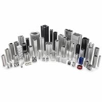 Profils d'extrusion en aluminium 6063-T5, profils en aluminium personnalisés pour projets sur mesure, profils finis de haute qualité
