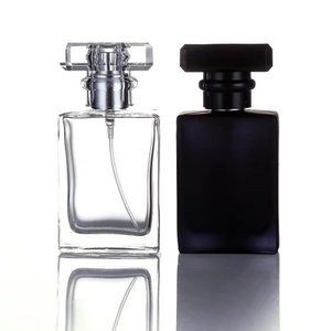 30ml 50ml <strong>100ml</strong> Luxury Empty Spray Black Dark Glass Perfume <strong>Bottles</strong> for Men 50 ml <strong>With</strong> Gold <strong>Lid</strong> - Product Image 5
