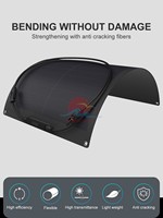 HPBC CELL mince léger IP68 ETFE bateau toit de voiture 12V 200W Camping panneaux solaires flexibles 4x4 Camping
