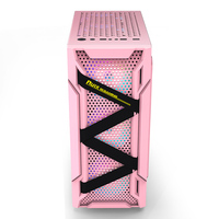AntarcChill Micro ATX /ATX Custom Version Computer Case with Fans LED Handle Micro ATX PC Case