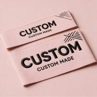 Étiquettes de vêtements personnalisées avec logo, tissées, imprimées, nom de marque, durables, lavables, sacs de vêtements, étiquettes de couture de qualité supérieure, prix d'usine