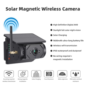 7 ''hd 1080p không dây sao lưu máy ảnh <span class=keywords><strong>Monitor</strong></span> Kit cho xe RV Camper không thấm nước Side <span class=keywords><strong>View</strong></span> máy ảnh chia màn hình có thể sạc lại năng lượng mặt trời - Product Image 4