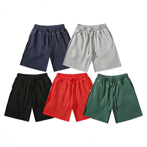 Pantalones Cortos Casuales de Algodón Grueso de 220 g/m² para Hombre, Talla Grande, con Estampado Floral, Transpirables, Estilo Urbano, Cintura Elástica con Cordón - Product Image 2