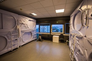 Cápsula Inteligente KSL para Dormir, Mueble Comercial para Aeropuertos, Cápsula de Dormir ABS Todo en Uno, Cama Tipo <span class=keywords><strong>Loft</strong></span> - Product Image 4