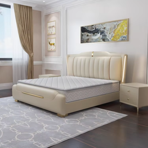 Giường ngủ da kiểu Ý cao cấp (cỡ Queen/<span class=keywords><strong>King</strong></span>), giường có ngăn chứa đồ - Product Image 2