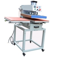 Máquina de Estampar Camisetas com Placa de Alumínio 40x60cm, Impressão Colorida, Semiautomática, com Pressão de Ar e Hot Stamping