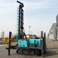 Foreuse DTH sur chenilles robuste à couple élevé, pneumatique, pour forage rapide et profond, stable et portable, pour travaux de construction