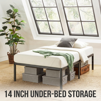 Lit simple en fer moderne et simple, assemblage facile en 20 minutes sans outils, prix d'usine, vente chaude