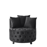 Canapé-lit moderne de luxe en tissu avec dossier en échelle et pieds en bois, caractéristiques écologiques pour salon