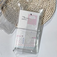 Série personnalisée à pois, classeur de rangement transparent standard TN Traveler's, style bande élastique, couverture standard