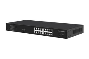 Conmutador Gigabit Ethernet de 16 puertos Conmutador Af/AT Poe Entrada de alimentación de CA 100-240V - Product Image 3