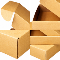 Boîte d'emballage pour pizza carrée en kraft mat, pliable, réutilisable et biodégradable, pour boulangerie, restaurant, livraison et traiteur