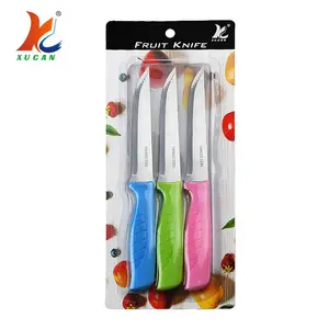 Fruit Knife Set Kitchen Knife Sets High Quality Multifunctional Stainless Steel Metal Customized Logo Knives Set