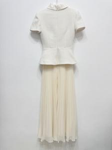 เดรสยาวผ้าชีฟองแต่งผ้าขนสัตว์แบบแพทช์เวิร์ค คอลเลคชั่นฤดูใบไม้ร่วง-ฤดูหนาว ปี 2026 จาก Bettergirl - Product Image 6