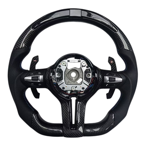 Nuevo Producto, Volante Deportivo de Fibra de Carbono con Luces LED para BMW Serie 3, Serie 5, F10, F20, F30, F90, F01, F02 - Product Image 1
