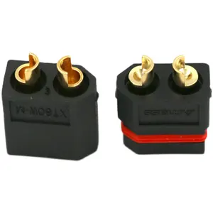 Original Amass XT60W XT60EW-M XT60W-M XT60W-F Waterproof Plug Gold-Plated Bullet Connectors Male Female for RC Aircraft Drone