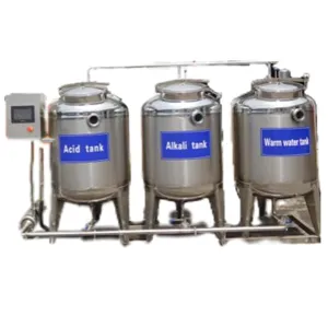 O processamento completo bebe o leite Fabricação Pasteurizador Leite 300L Dairy Yogurt Process Equipment