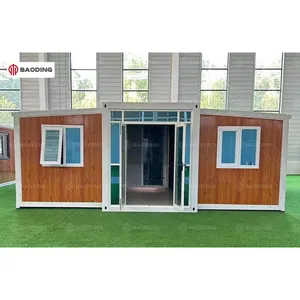 منزل صيني محمول عالي الجودة قياسي منازل مسبقة الصنع من فنزويلا مع منزل حاوية كهرباء شمسية