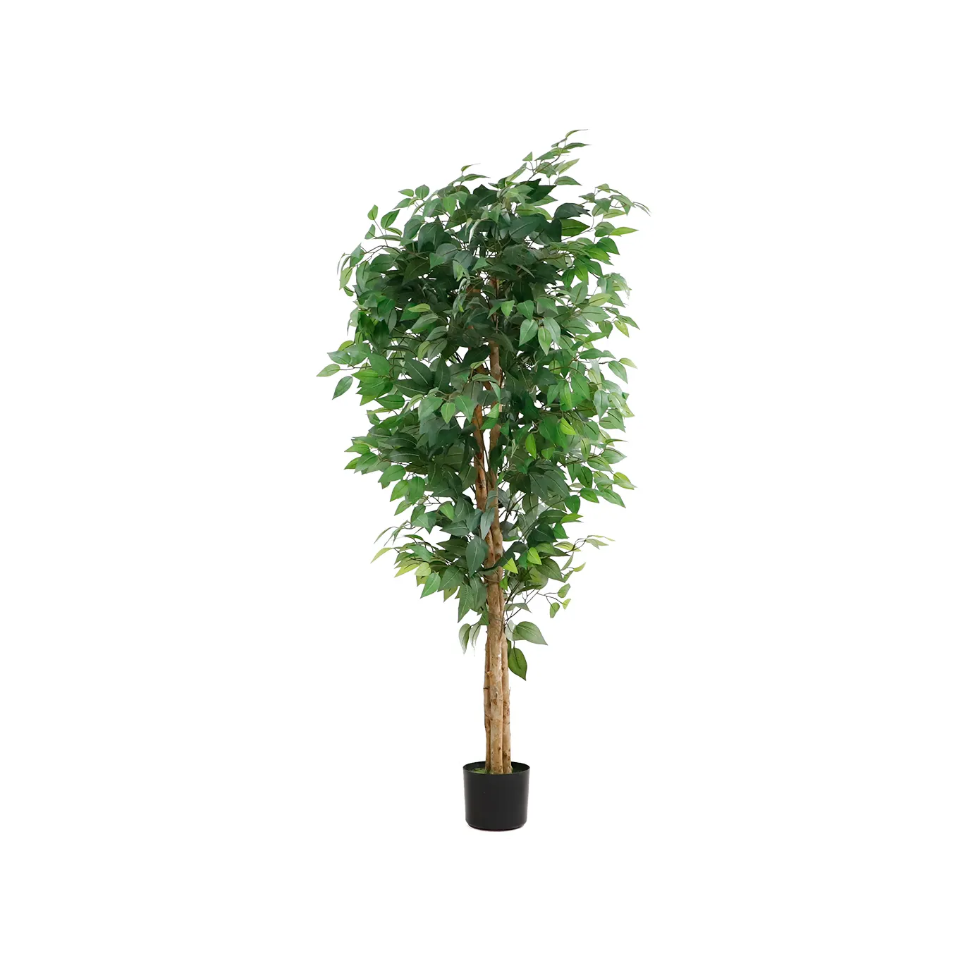 Ingrosso 152cm artificiali decorazioni per la casa piante finto Banyan albero in vaso artificiale Ficus albero all'aperto