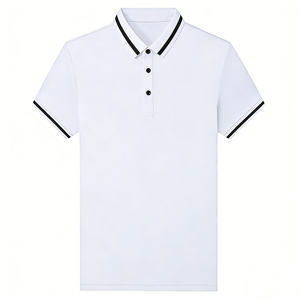 Polo a maniche corte in jersey 100% cotone anti-pilling, elasticizzato, con tasca, all'ingrosso - Product Image 4