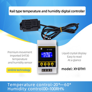 XY-DTH1 โมดูลควบคุมความชื้นอุณหภูมิคงที่อัตโนมัติ จอแสดงผลดิจิตอล บอร์ดควบคุมเอาต์พุตสองช่องสัญญาณ - Product Image 2