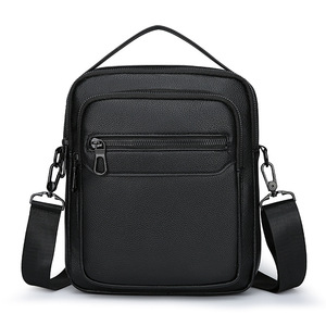 Sac messager en cuir PU de haute qualité pour hommes, sac bandoulière tendance, sac à l'épaule – Vente en gros - Product Image 3
