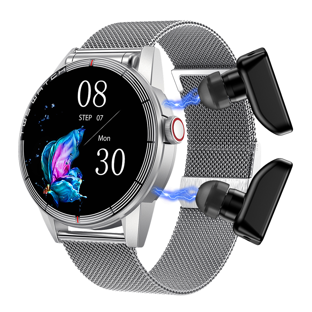 Smartwatch with bluetooth headphone shop